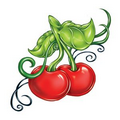 Cherries Temporary Tattoo